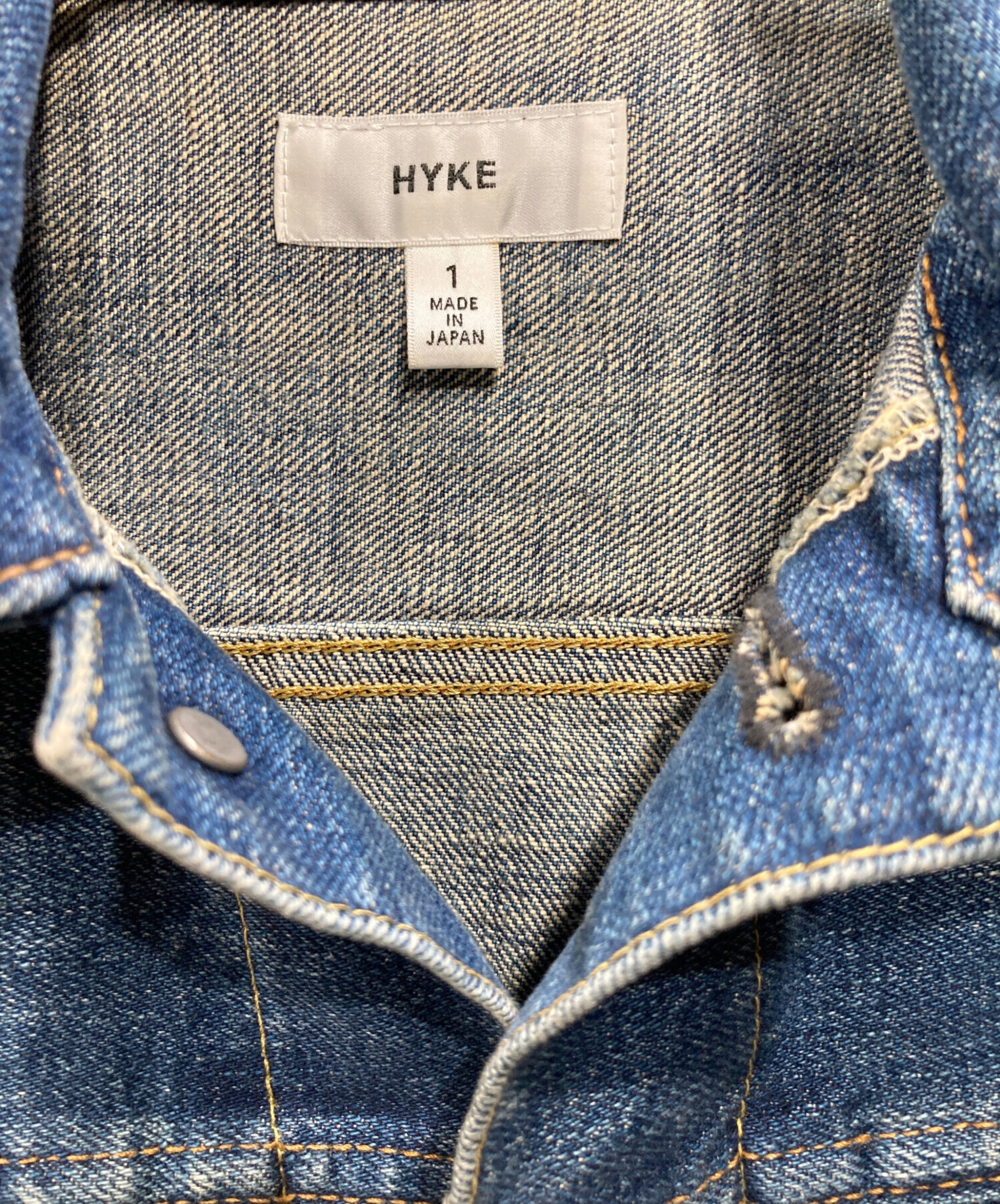 中古・古着通販】HYKE (ハイク) 2ndタイプデニムジャケット インディゴ