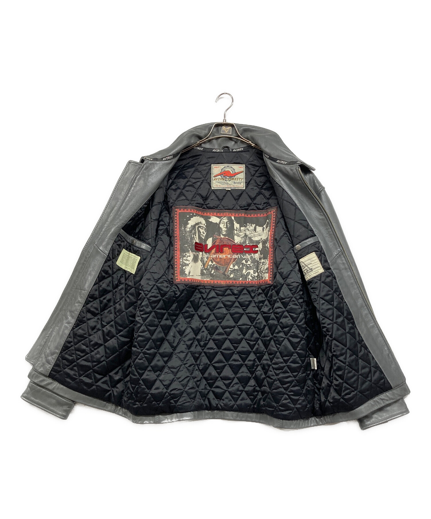 中古・古着通販】AVIREX (アヴィレックス) ラムレザージャケット