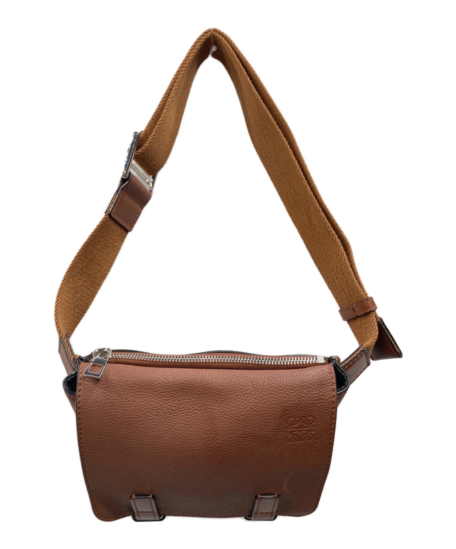 中古・古着通販】LOEWE (ロエベ) ミリタリー メッセンジャーバッグ XS