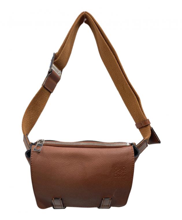 中古・古着通販】LOEWE (ロエベ) ミリタリー メッセンジャーバッグ XS