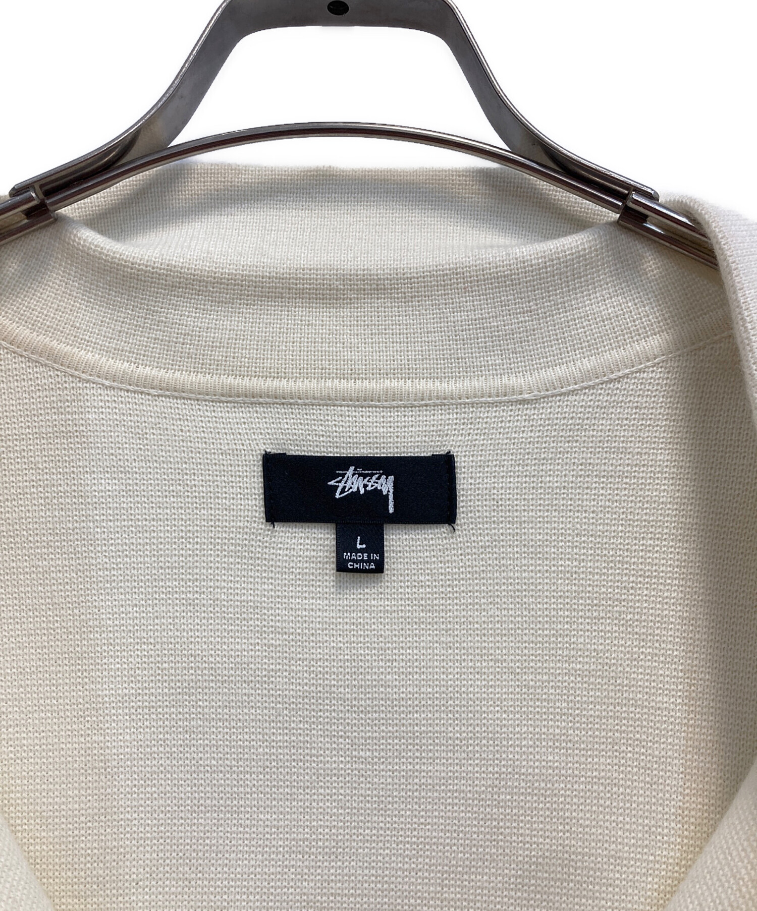 中古・古着通販】stussy (ステューシー) Perforated Swirl Knit Shirt