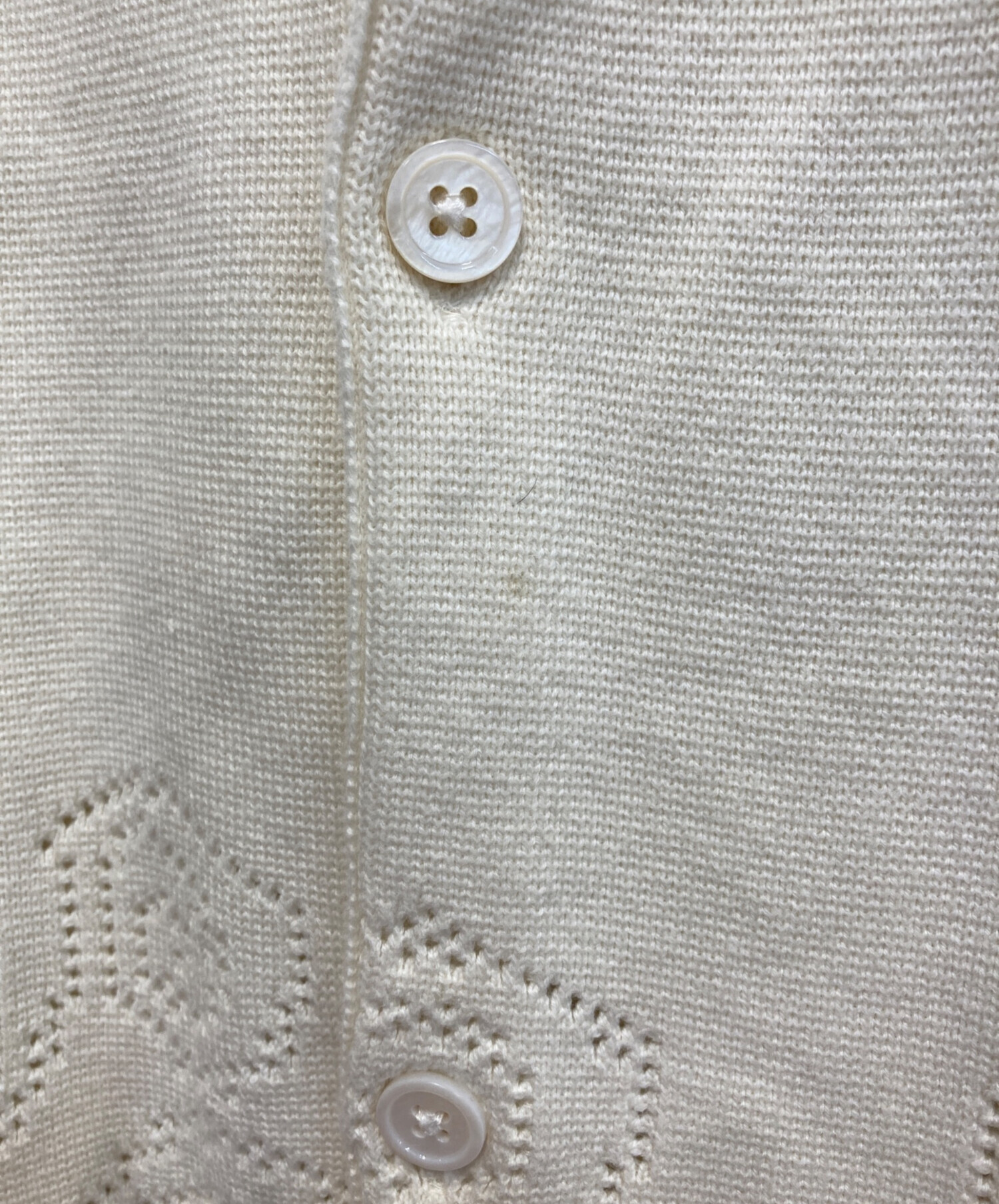 中古・古着通販】stussy (ステューシー) Perforated Swirl Knit Shirt