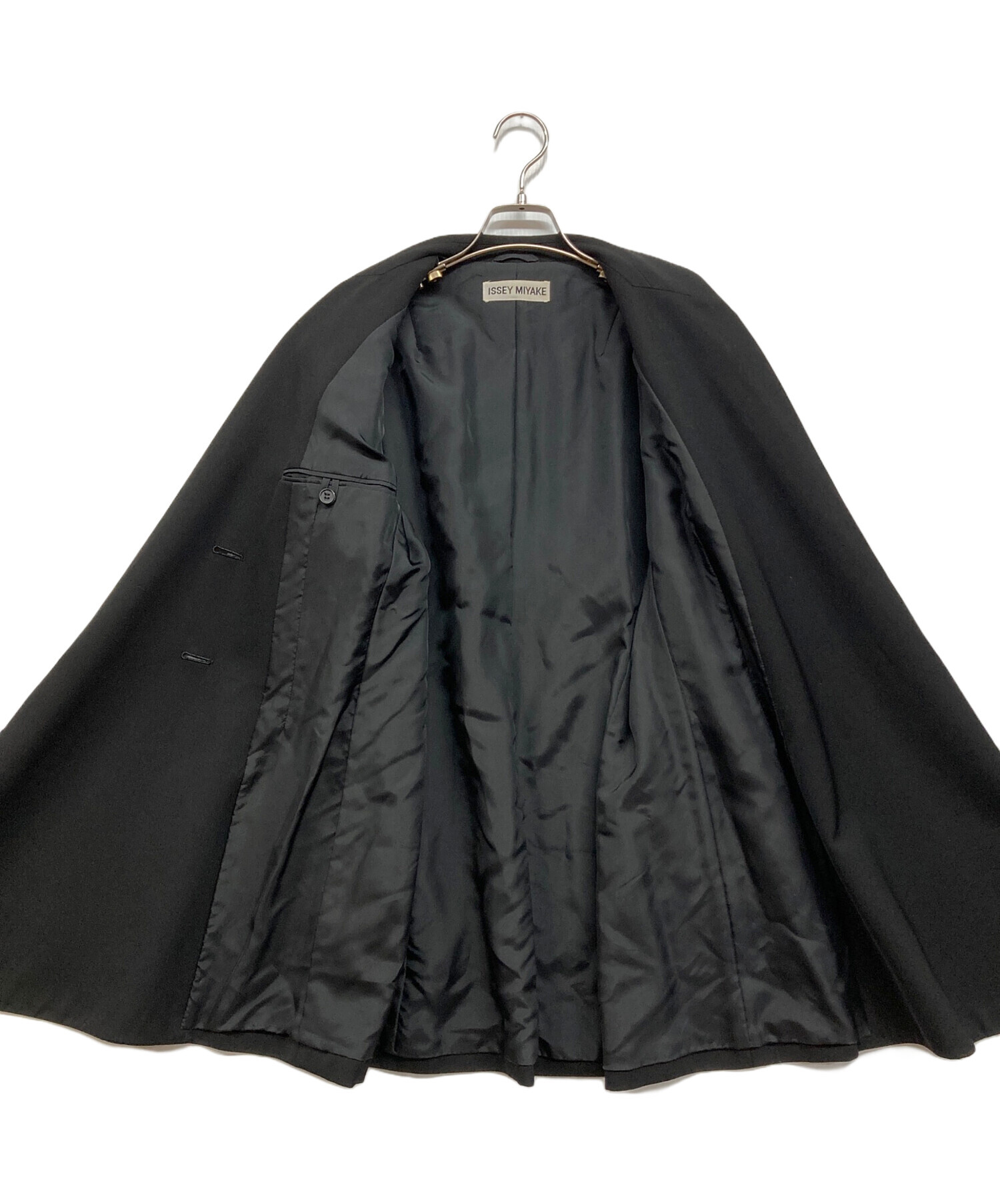 中古・古着通販】ISSEY MIYAKE (イッセイミヤケ) ダブルブレスト