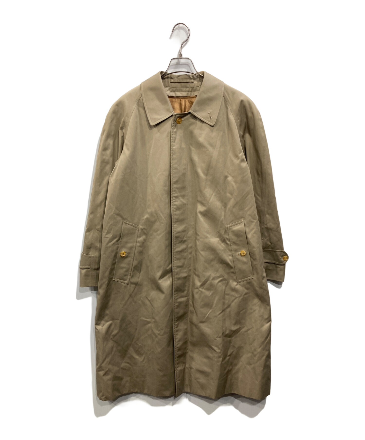 新品同様 バーバリーズ ステンカラーコート ベージュ M チェック ライナー 中古・古着通販】Burberry's (バーバリーズ) ノバチェックライナー付き