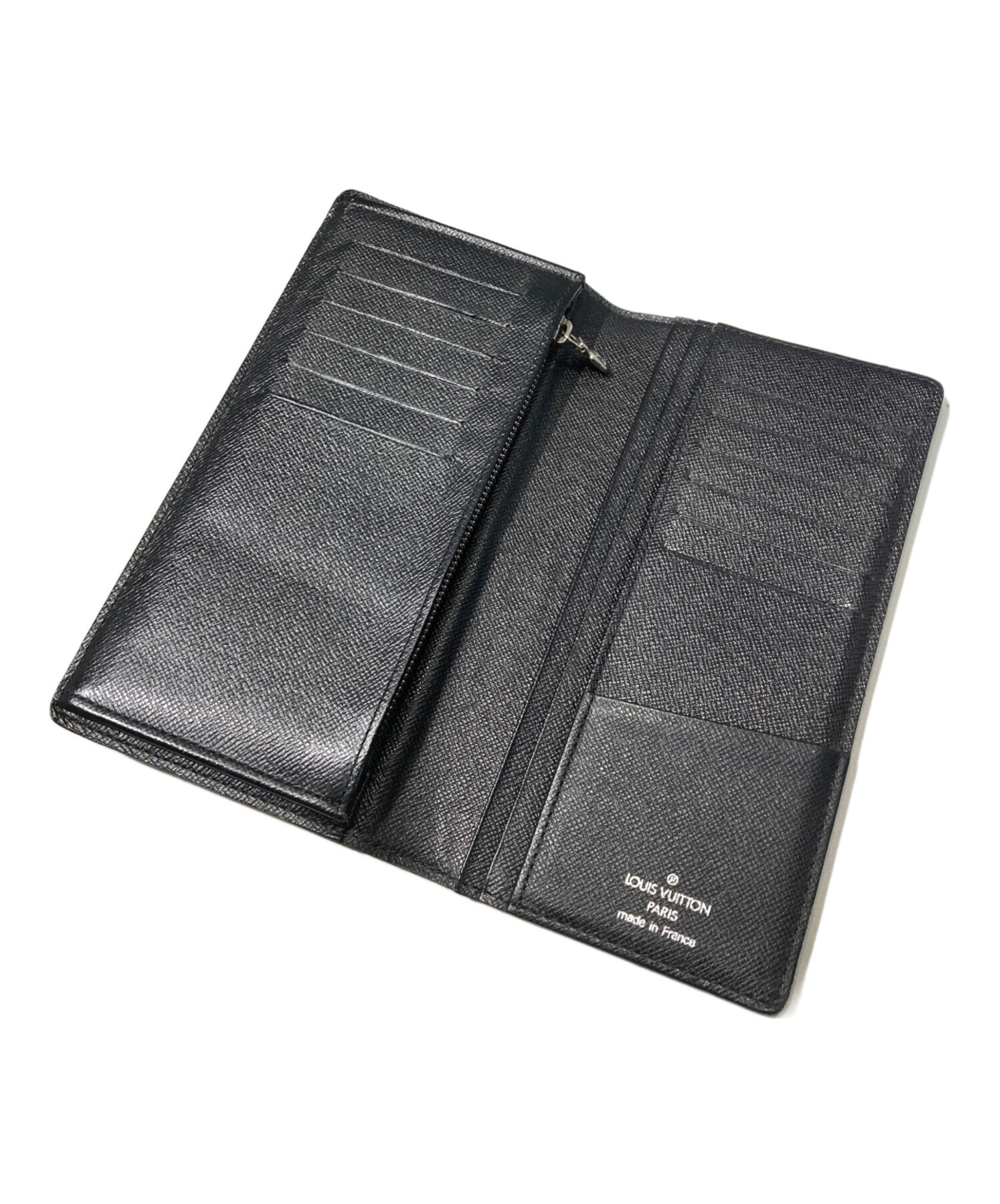 ヴィトン　長財布　黒　中古品 中古・古着通販】LOUIS VUITTON (ルイ ヴィトン) 長財布 ブラック