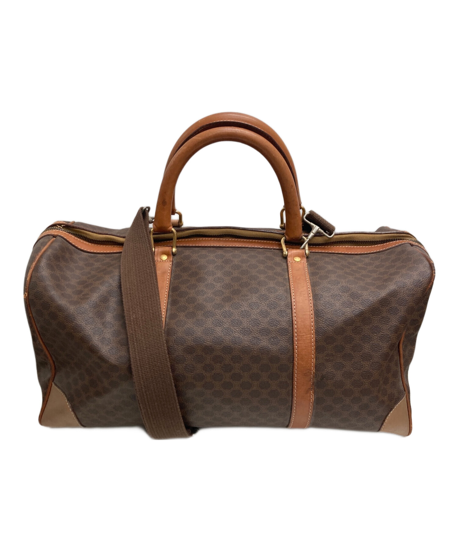 中古・古着通販】CELINE (セリーヌ) マカダム柄ボストンバッグ