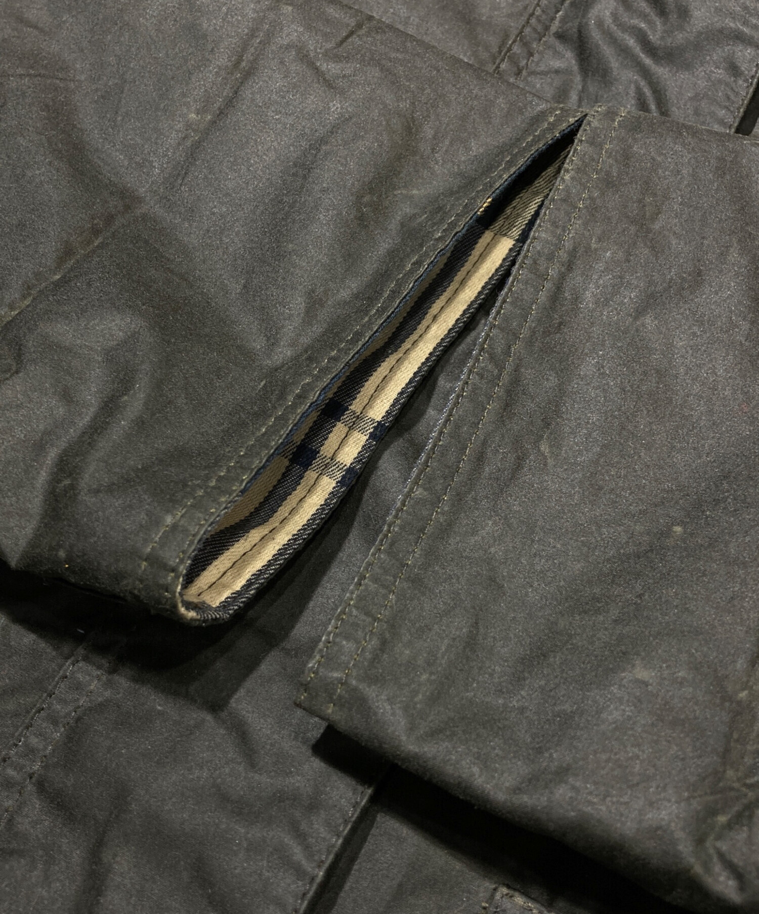 中古・古着通販】Barbour (バブアー) Erma ワックスコットン フード 