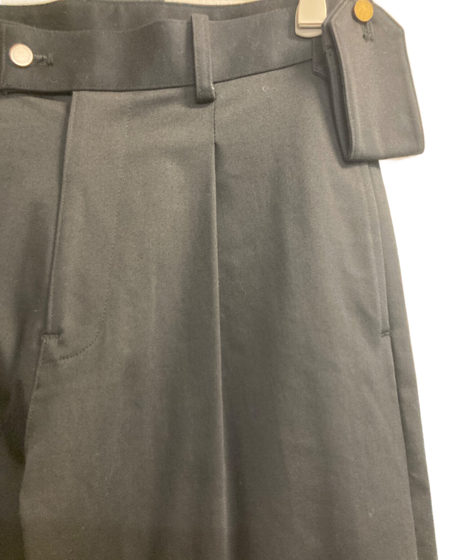 madder madder パンツ　ヤンパン 中古・古着通販】madder madder (マダマダ) TICKET PANTS ブラック