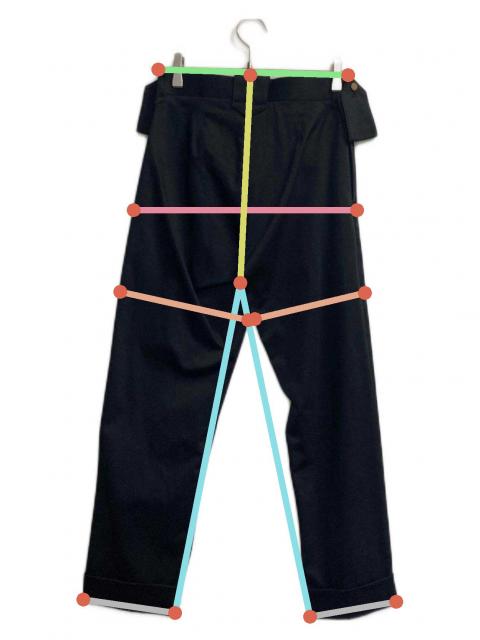 madder madder パンツ　ヤンパン 中古・古着通販】madder madder (マダマダ) TICKET PANTS ブラック