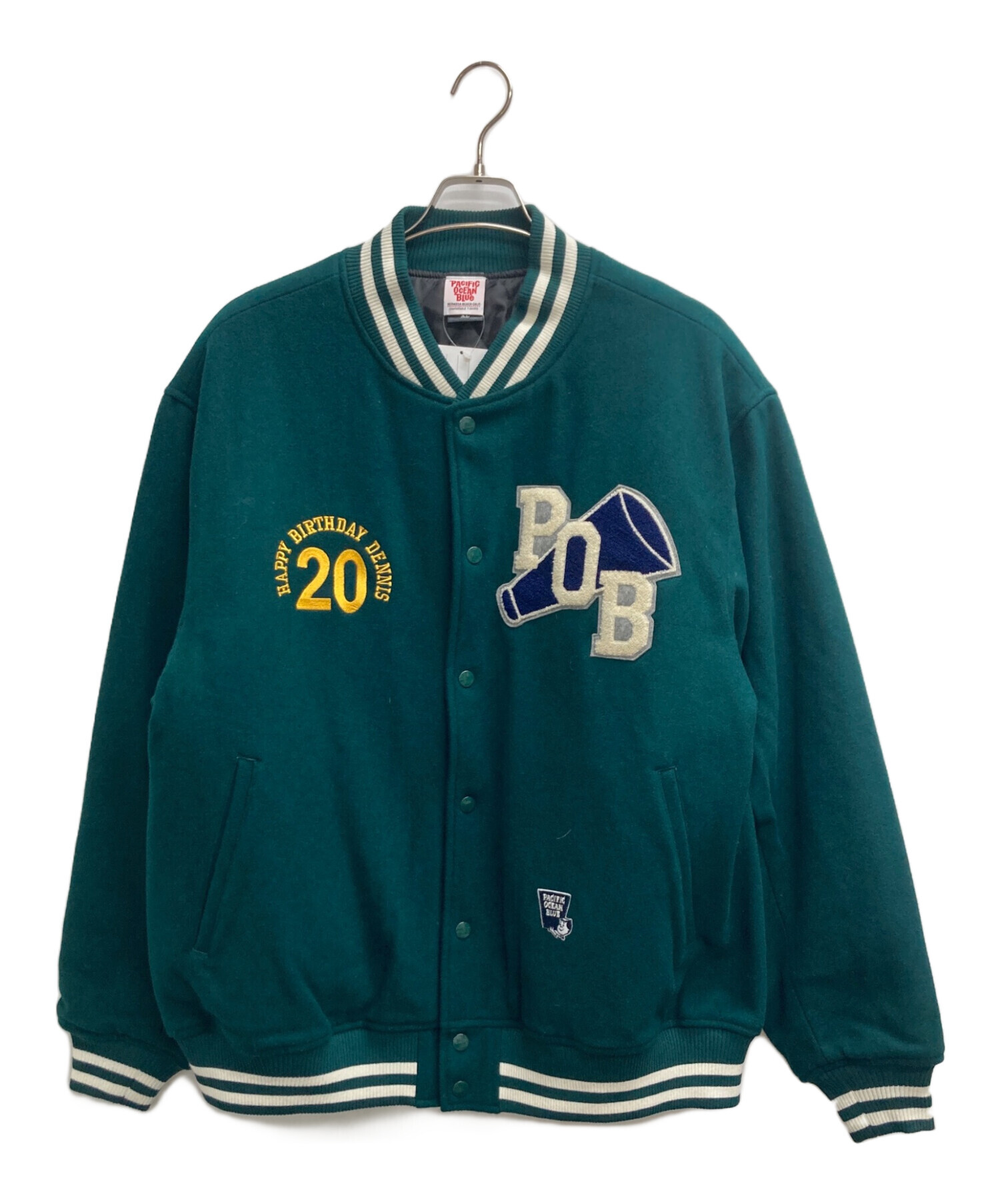 スタジャン ★ オーシャンパシフィック ビンテージ 中古・古着通販】PACIFIC OCEAN BLUE (パシフィックオーシャンブルー