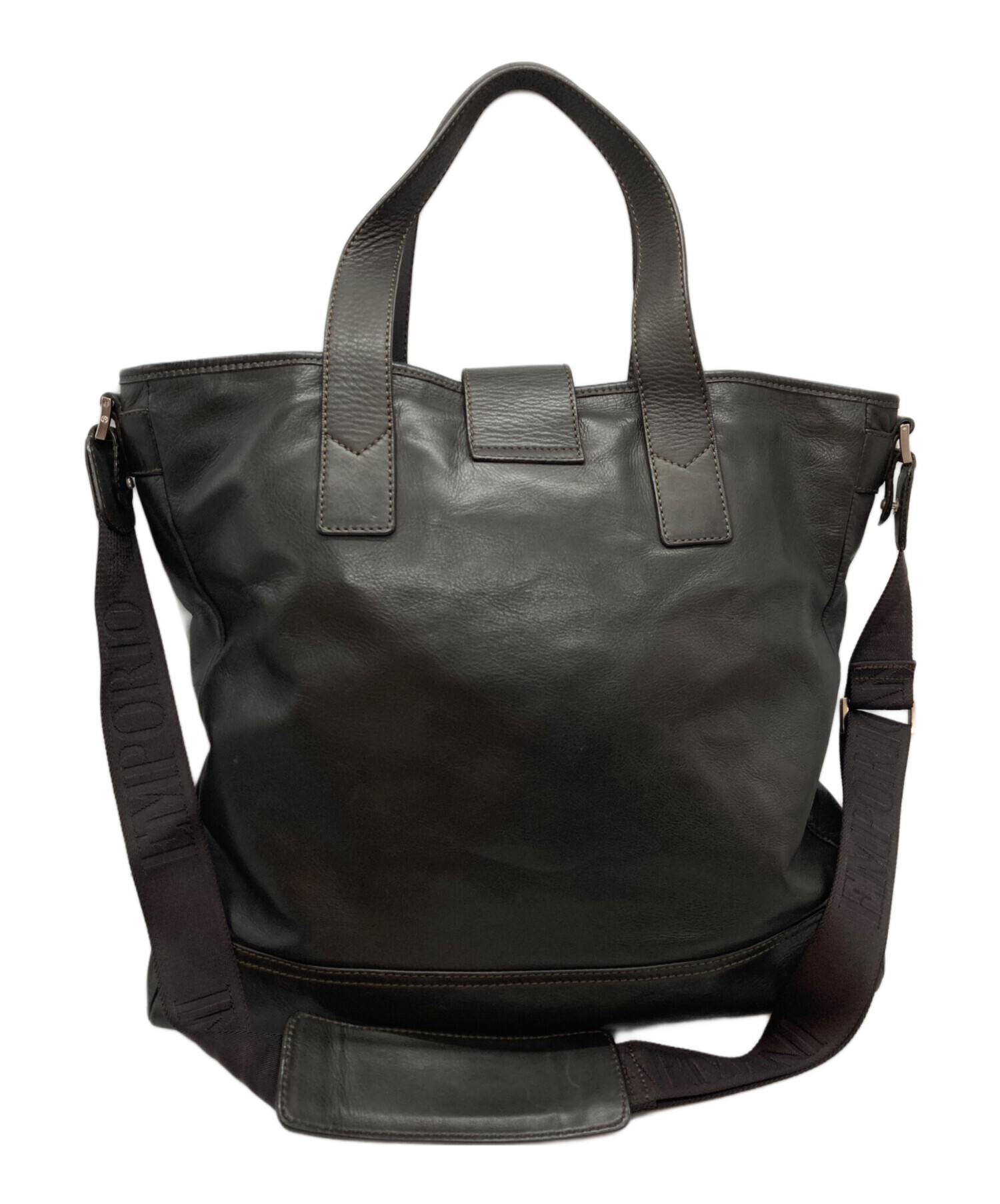 中古・古着通販】EMPORIO ARMANI (エンポリオアルマーニ) カーフレザー