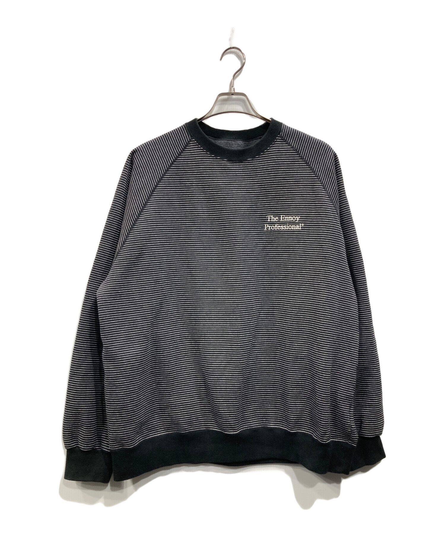 The Ennoy Professional ボーダークルーネックスウェット L Ennoy エンノイ BORDER CREW NECK SWEAT L size