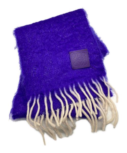 中古・古着通販】LOEWE (ロエベ) アナグラムパッチモヘヤ混マフラー