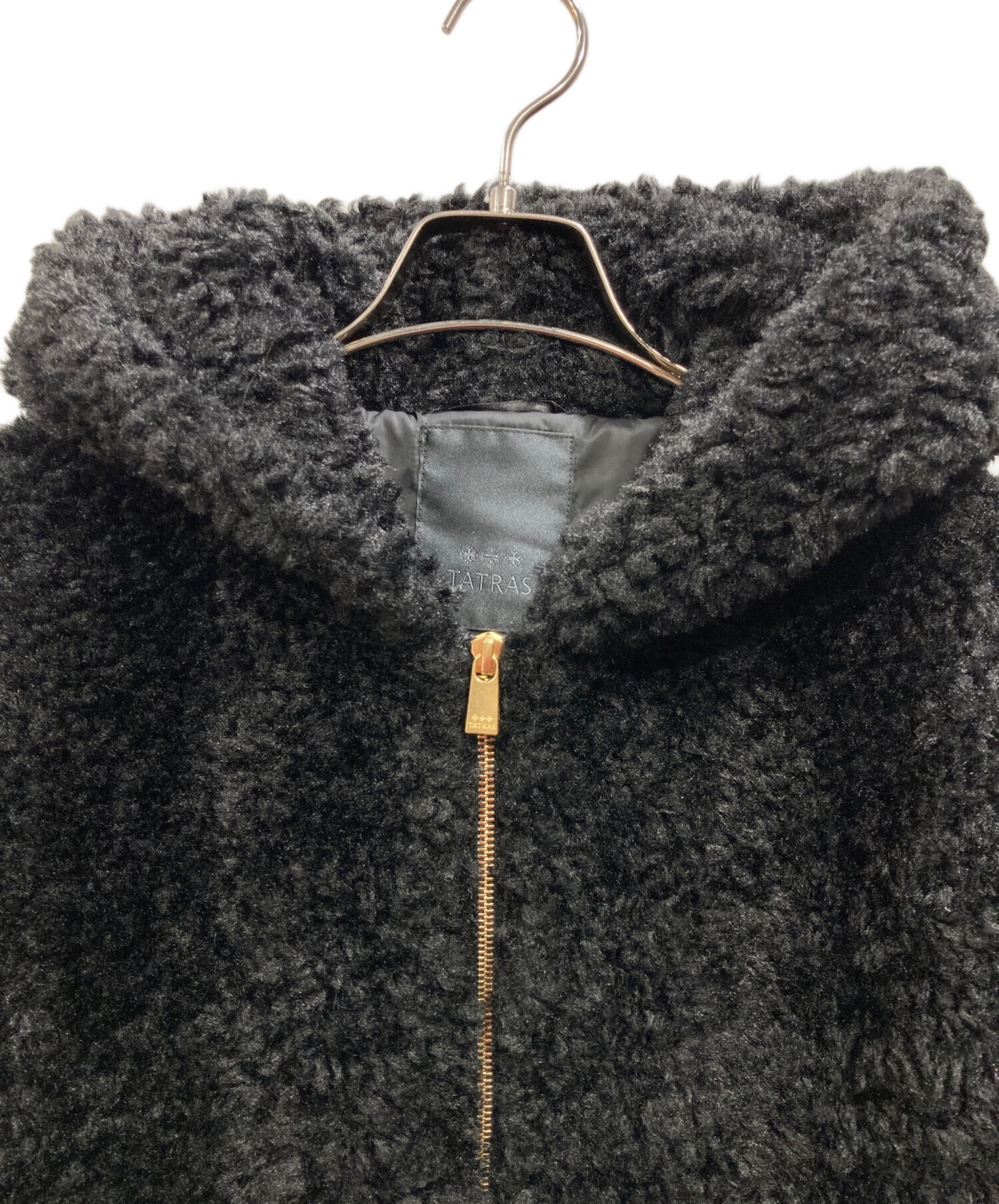 中古・古着通販】TATRAS (タトラス) IPAMAボアパーカー ブラック