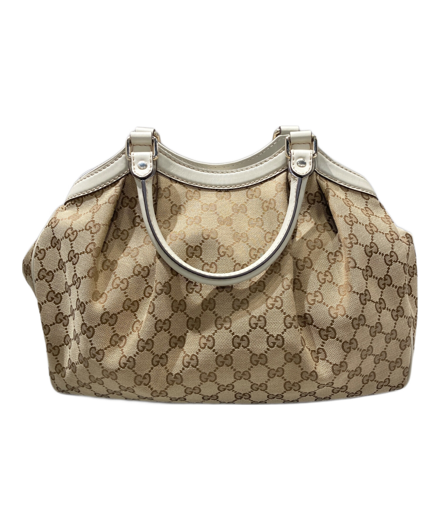 中古・古着通販】GUCCI (グッチ) GGキャンバス スーキーバッグ