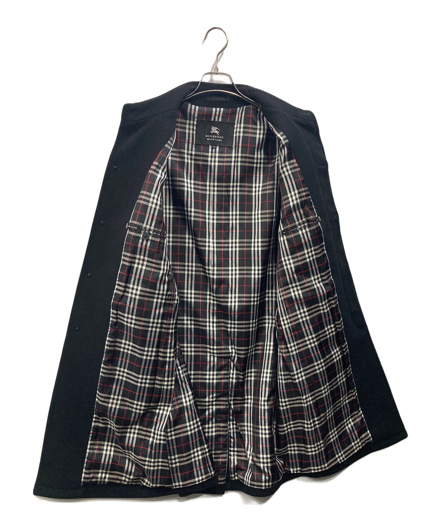 美品 バーバリーブラックレーベル カシミヤ マリンコート 美品 バーバリーブラックレーベル Burberry Black label カシミヤ混
