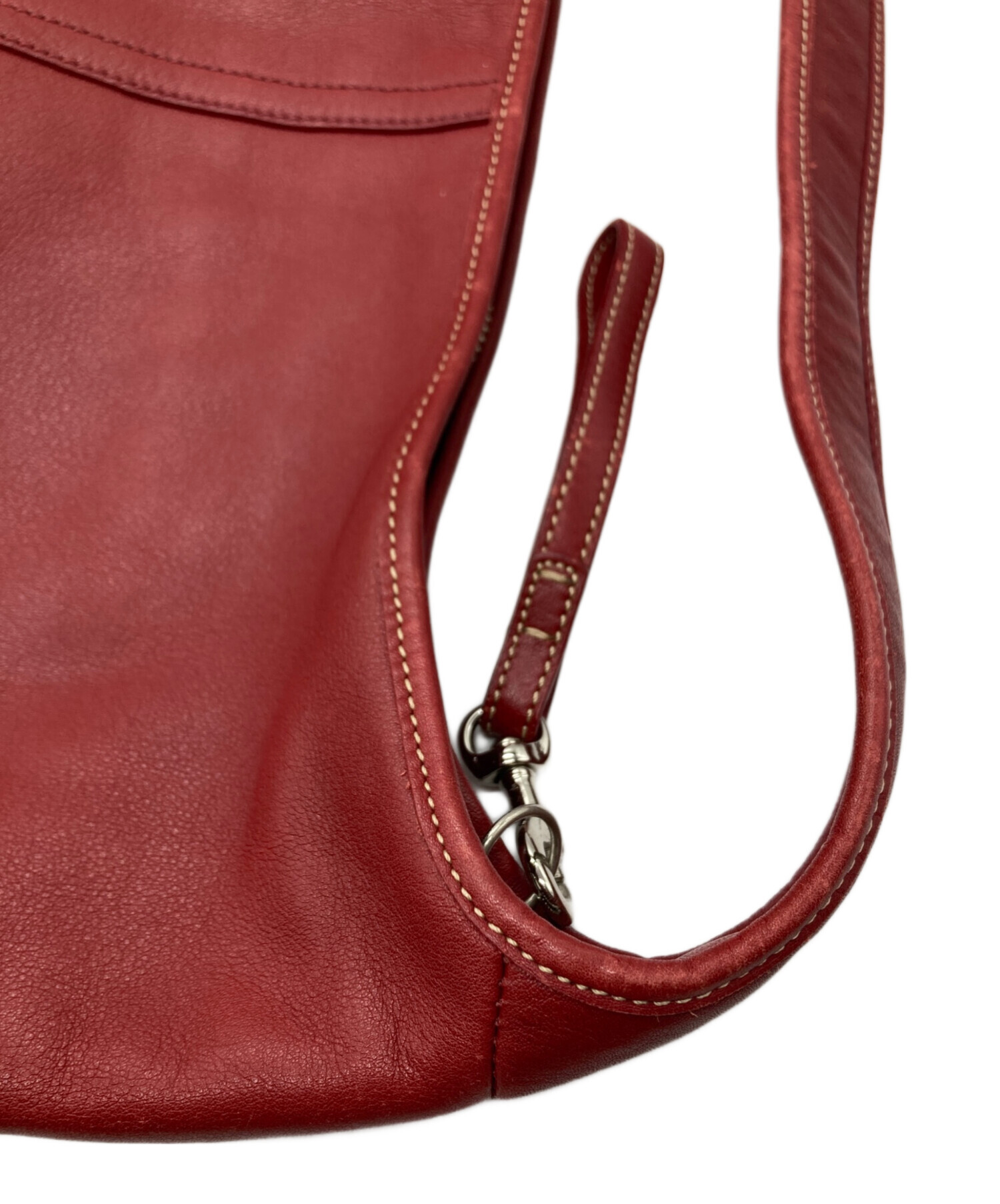 【希少】COACH キャンバス×レザー ワンショルダーバッグ レガシー 中古・古着通販】COACH (コーチ) オールドレザーワンショルダーバッグ