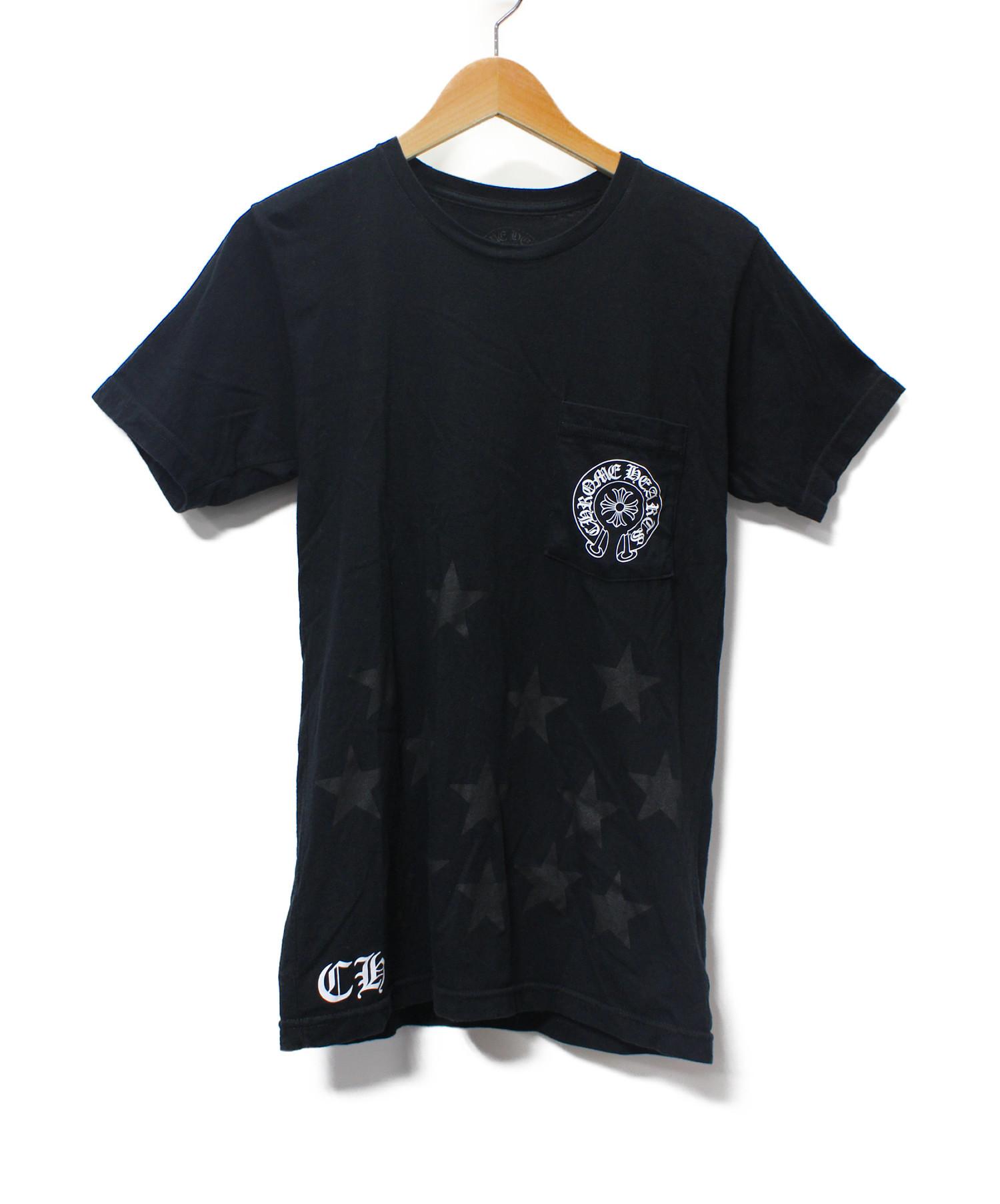 中古・古着通販】CHROME HEARTS (クロムハーツ) ロゴプリントTシャツ 