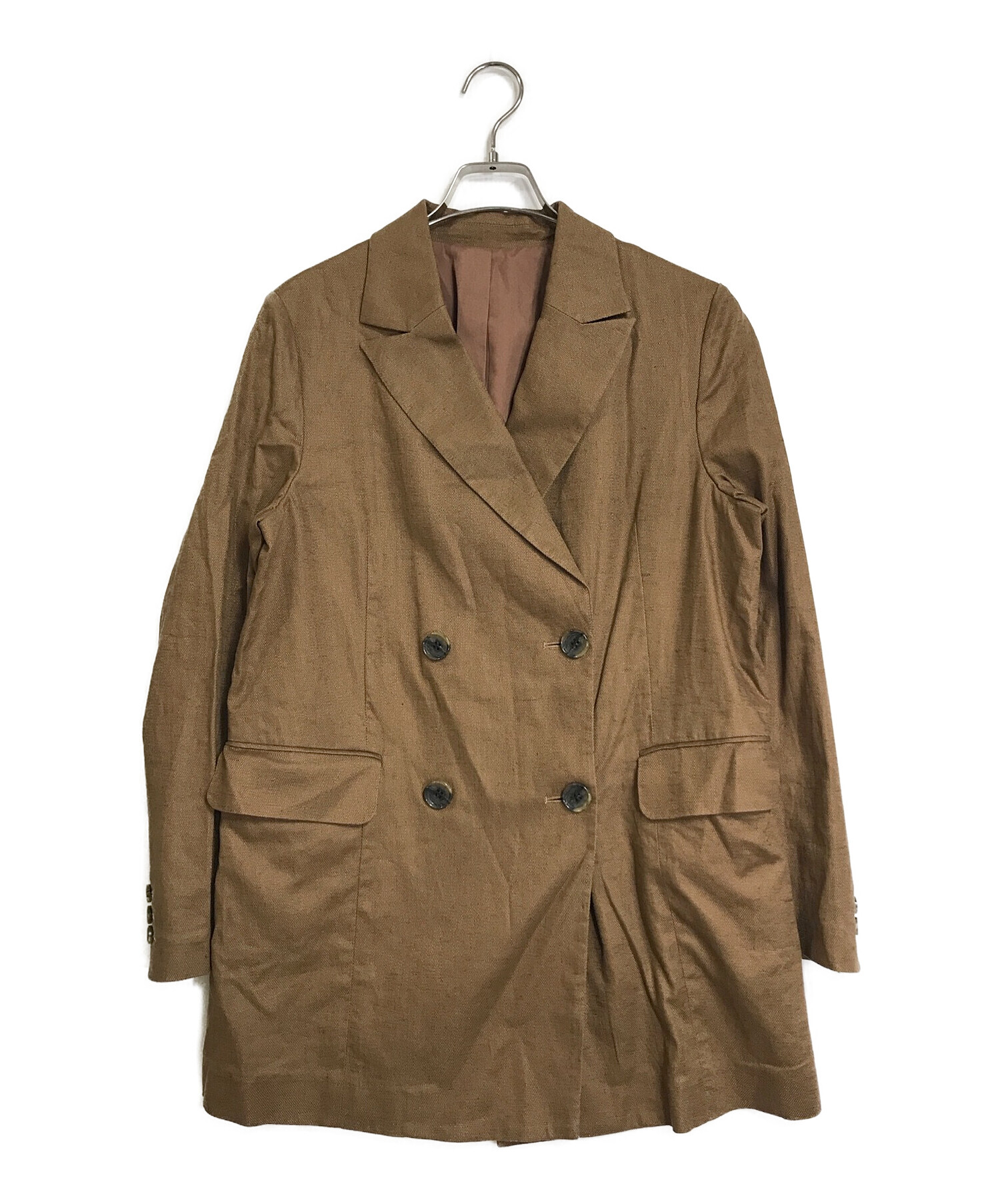 大人気商品】美品BABYLONE バビロン グレンチェック ジャケット リネン