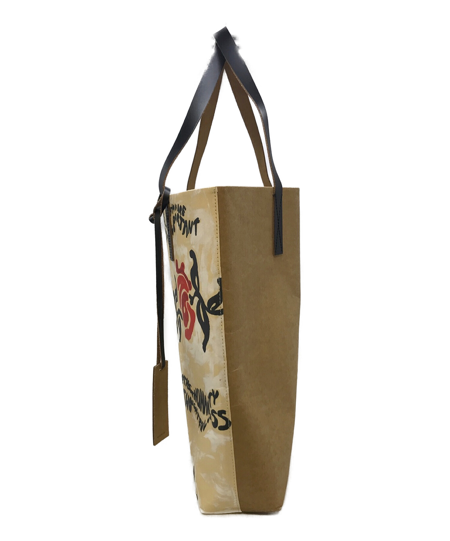 中古・古着通販】MARNI (マルニ) ペーパートートバッグ ベージュ 