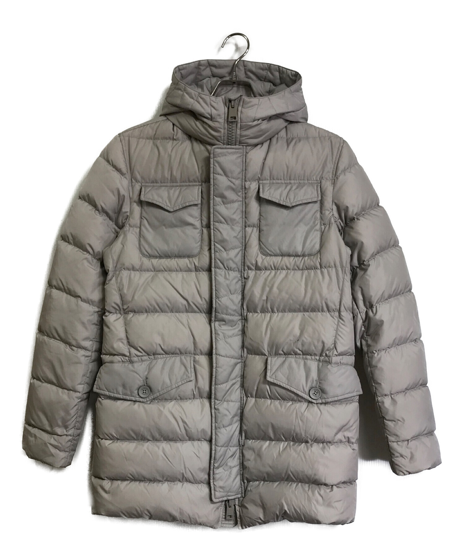 中古・古着通販】HERNO (ヘルノ) ダウンコート グレー サイズ:46 