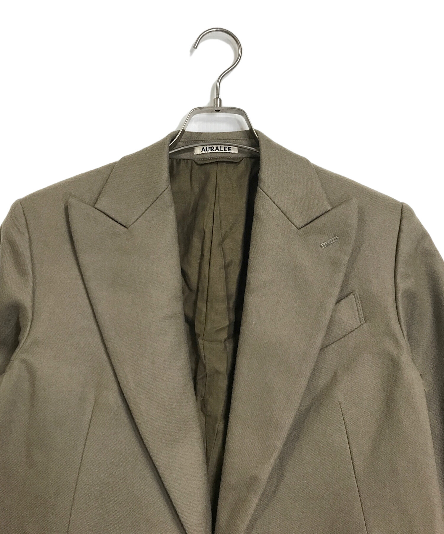 AURALEE ダブルブレストジャケット サイズ3 ブラウン AURALEE 18AW