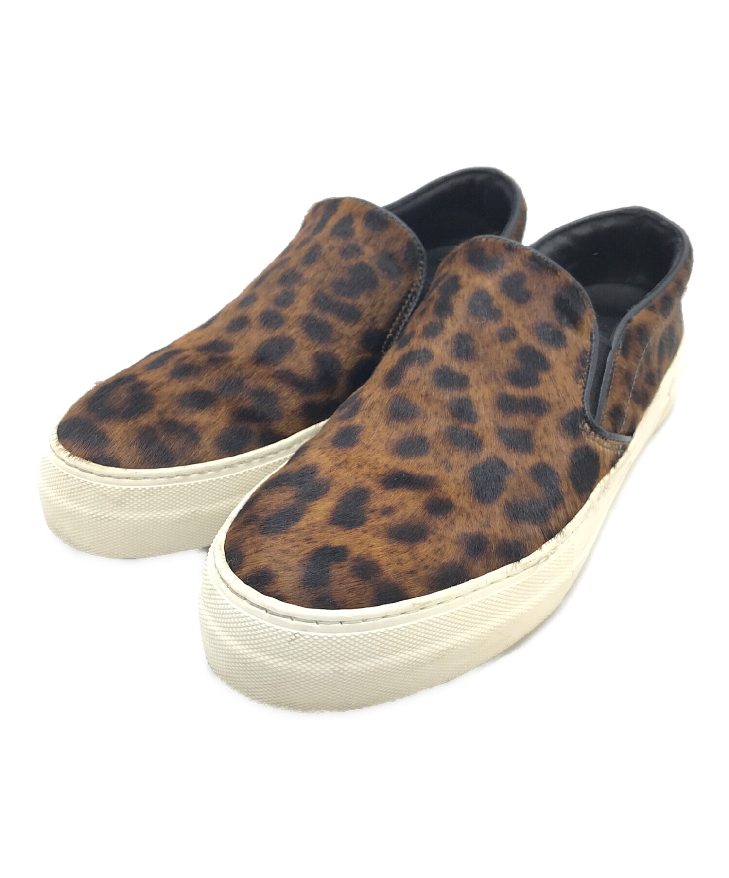 【新品未使用】PELLICO SUNNY ペリーコサニー ハラコゼブラ柄パンプス 中古・古着通販】PELLICO SUNNY (ペリーコサニー) ハラコスリッポン