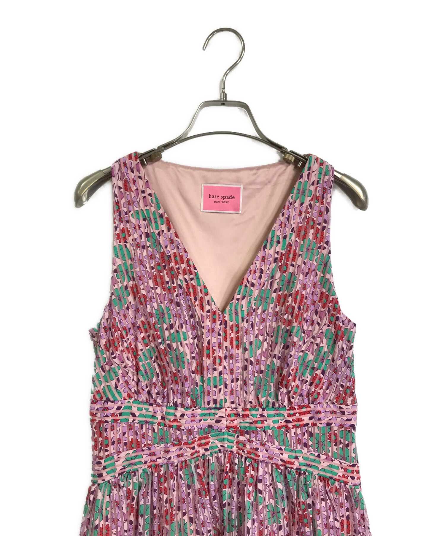 お値下げしました kate spade ノースリーブ ワンピース ケイトスペード 中古・古着通販】Kate Spade (ケイトスペード) ノースリーブワンピース
