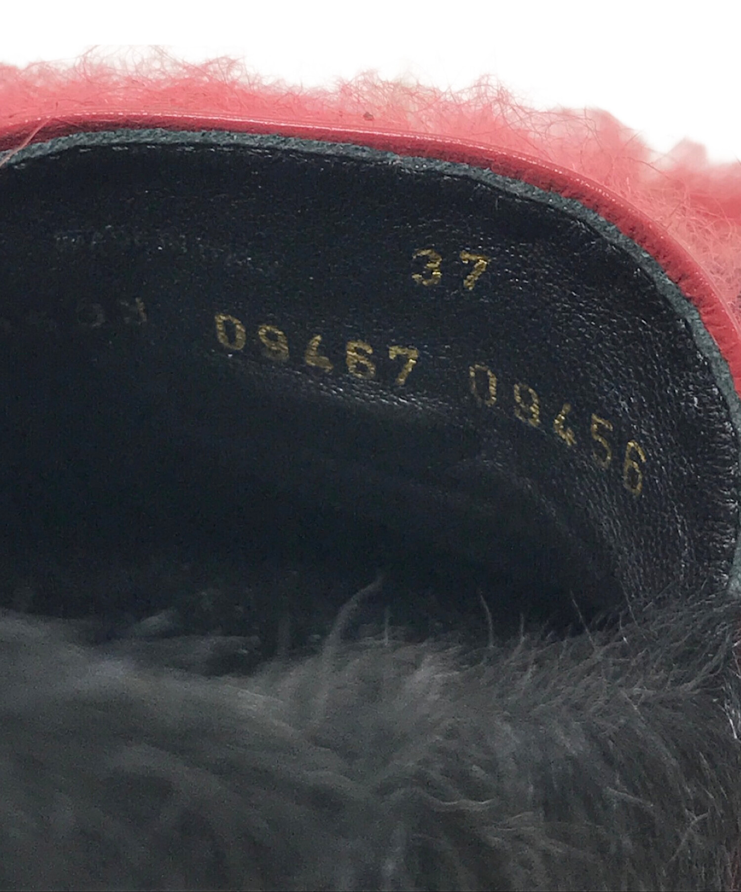 中古・古着通販】PRADA (プラダ) シンセティックファーモカシン