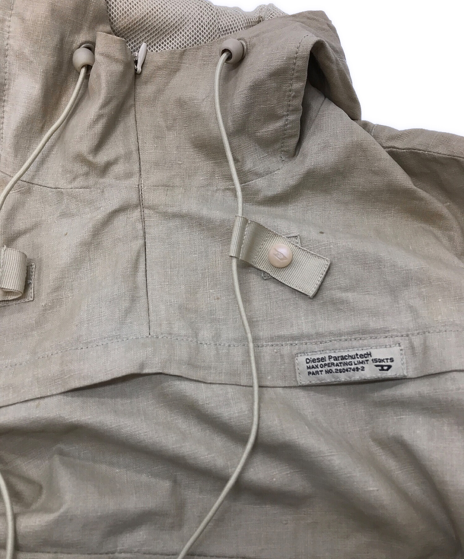中古・古着通販】DIESEL (ディーゼル) コットンリネン2WAYアノラック