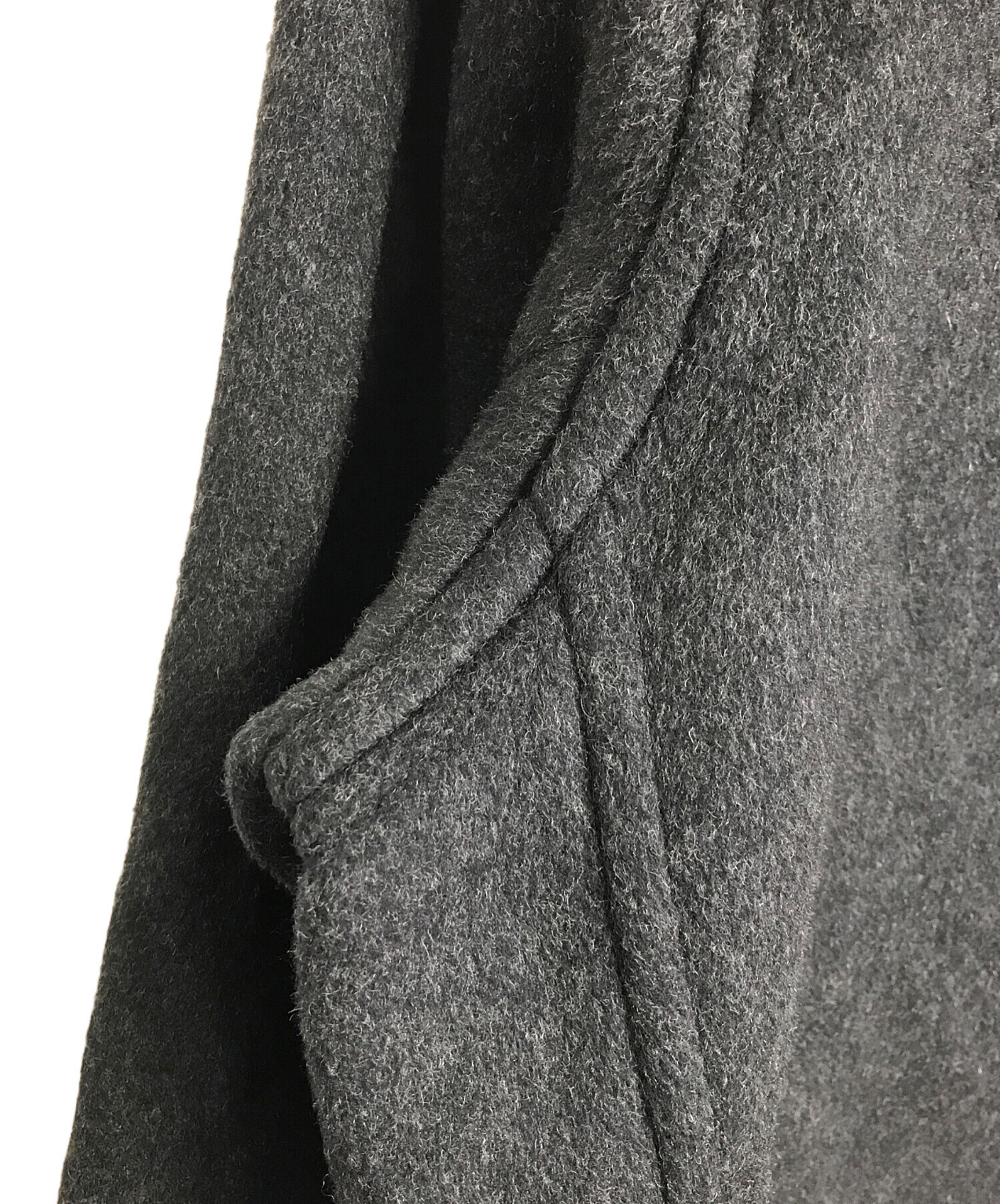 D T様英国製 マーガレットハウエル　ダッフルコート フード　グレー　フリー D T様英国製 マーガレットハウエル ダッフルコート フード グレー