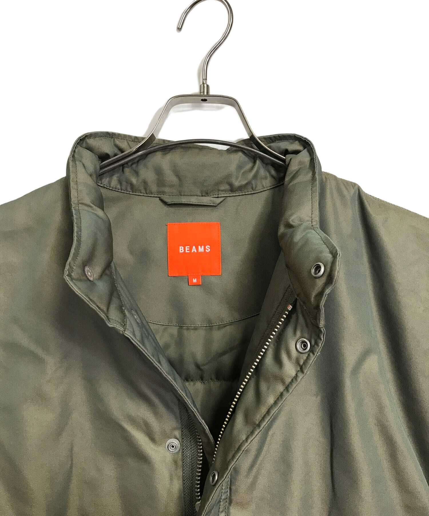 中古・古着通販】BEAMS (ビームス) シャンブレーダウンモッズコート