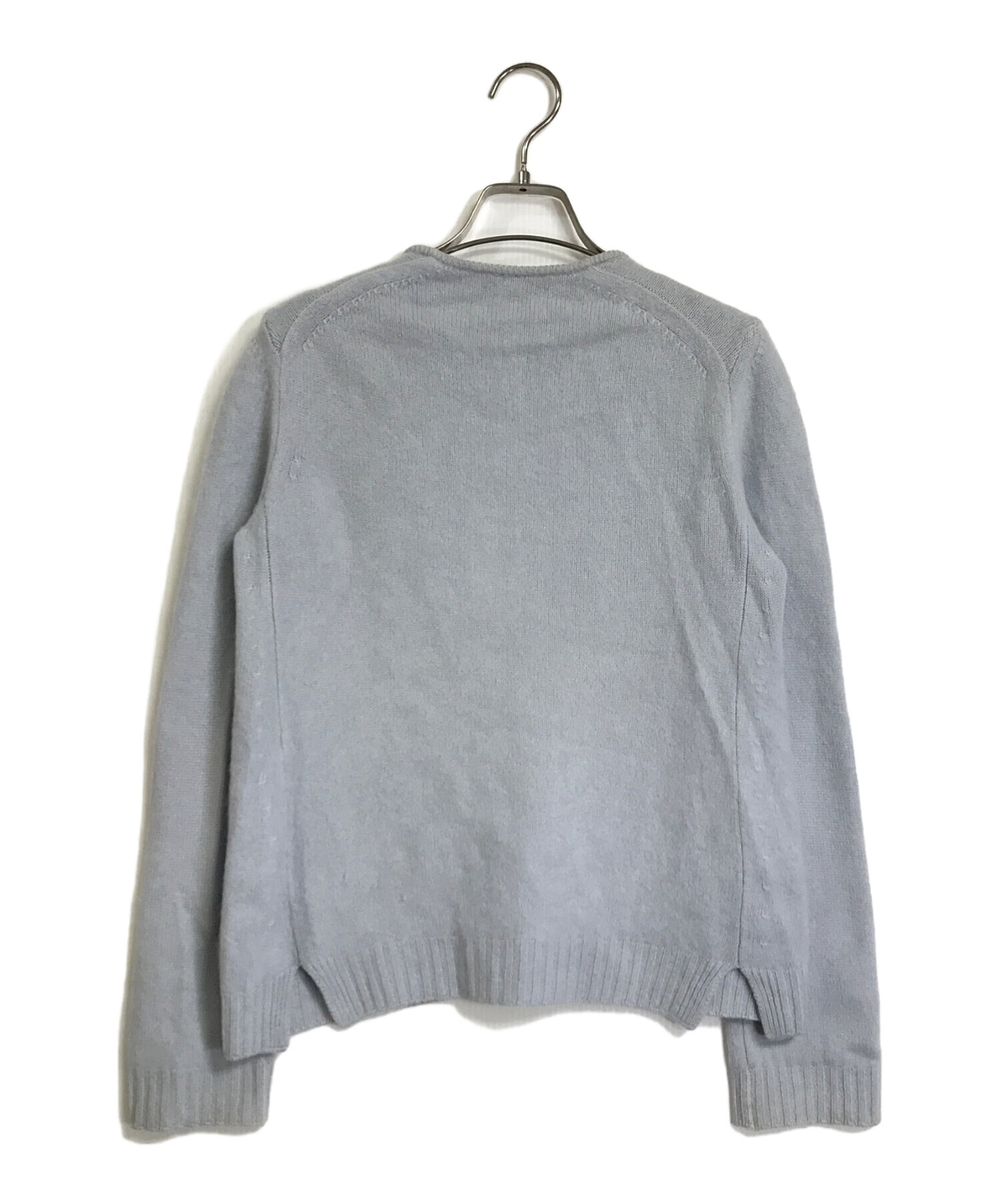 中古・古着通販】Drawer (ドゥロワー) カシミヤファークルーネック