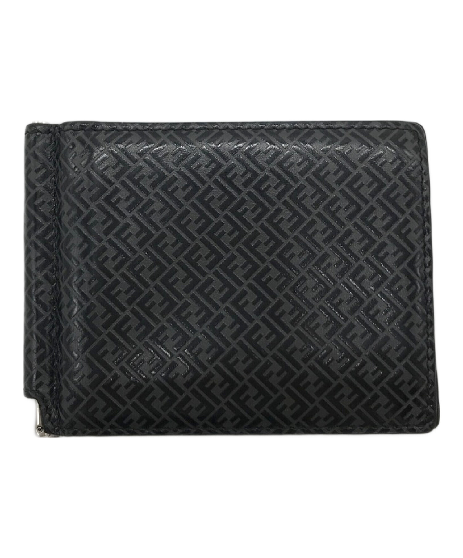 フェンディ 7M0281 シャドウカードホルダー マネークリップ ズッカ柄