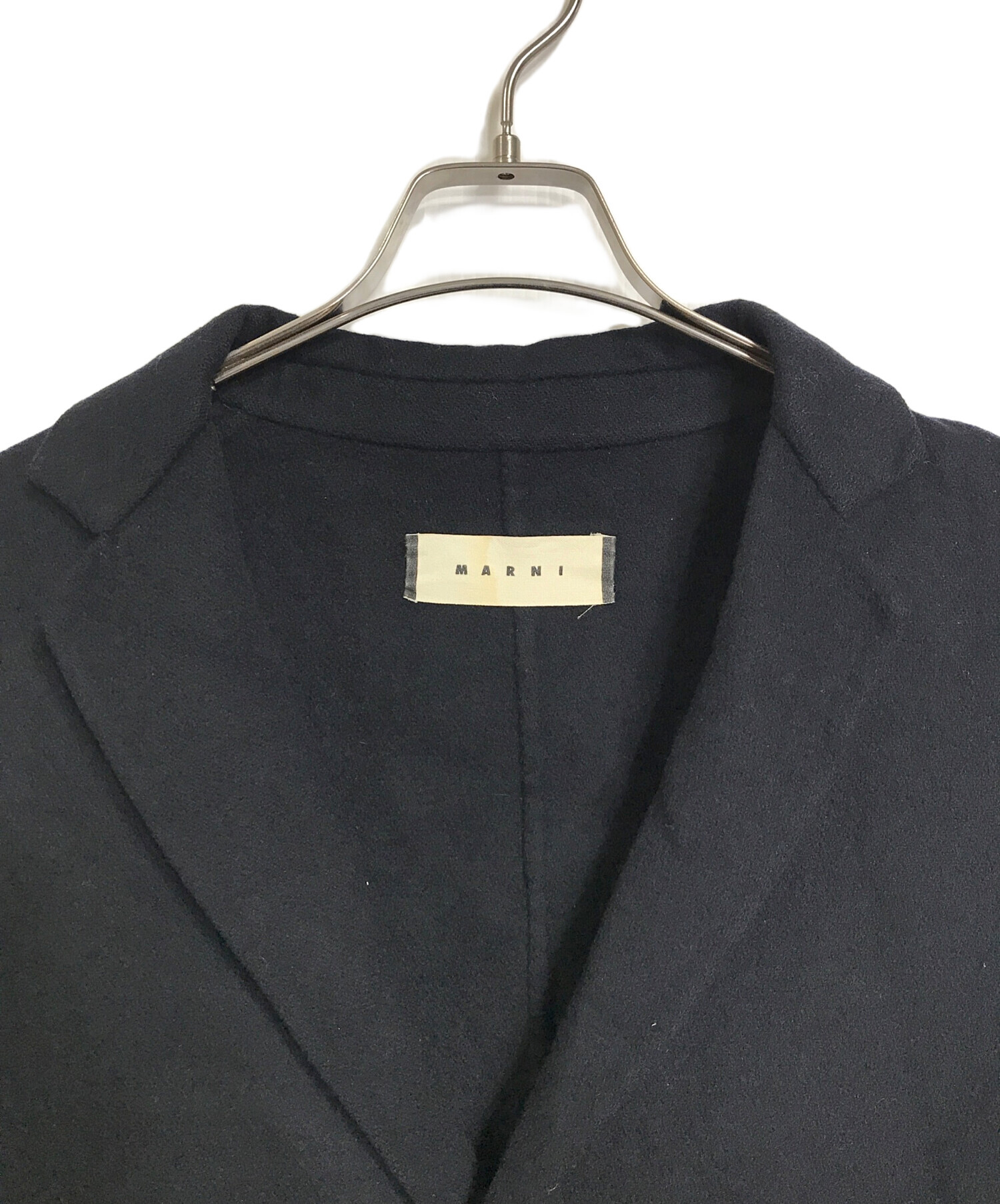 マルニ　アルパカ　ウール　チェスターコート ロング　ジャケット　メンズ　44 マルニ アルパカ ウール チェスターコート ロング ジャケット