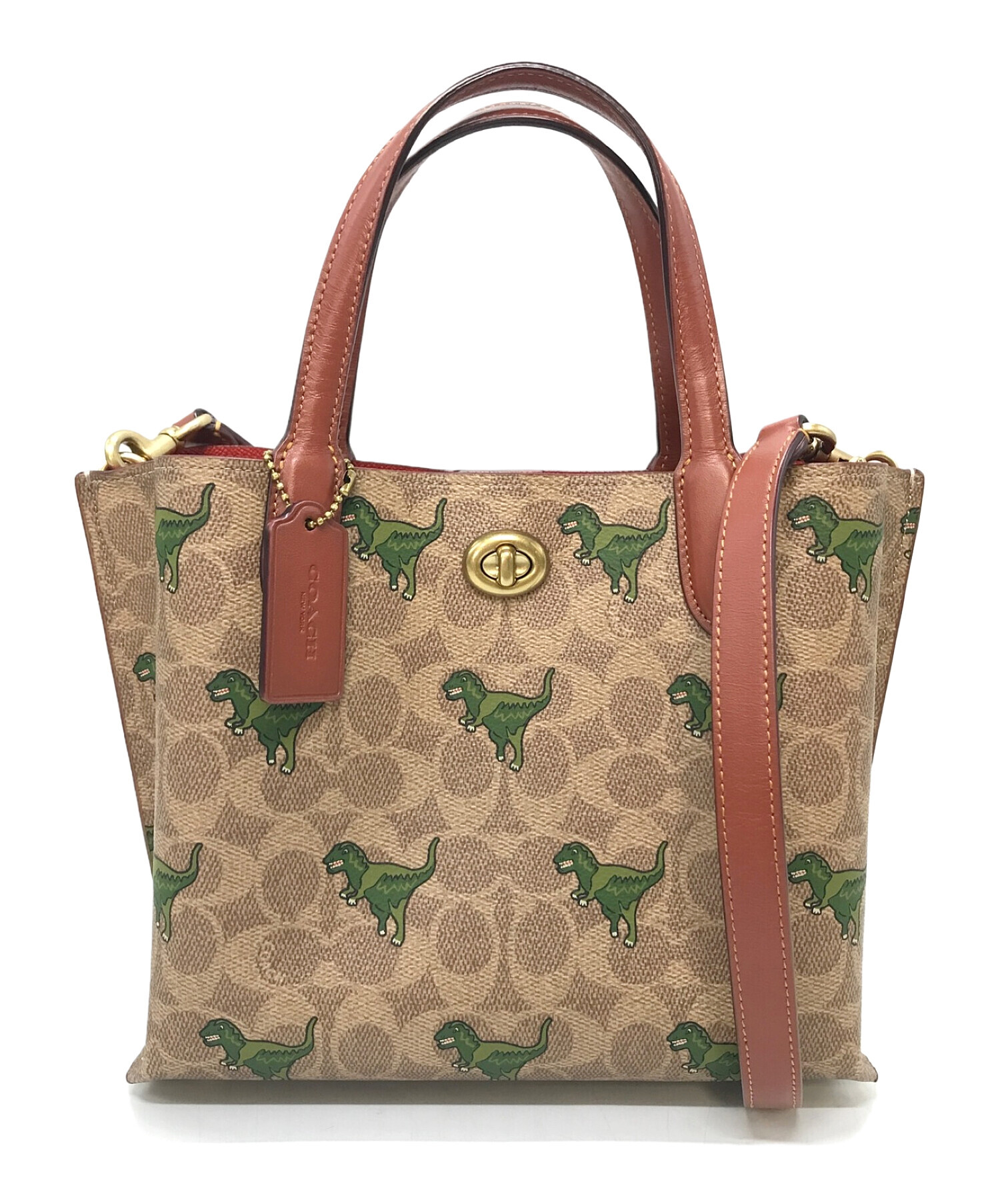 COACH コーチ ウィロウ トート レキシー プリント