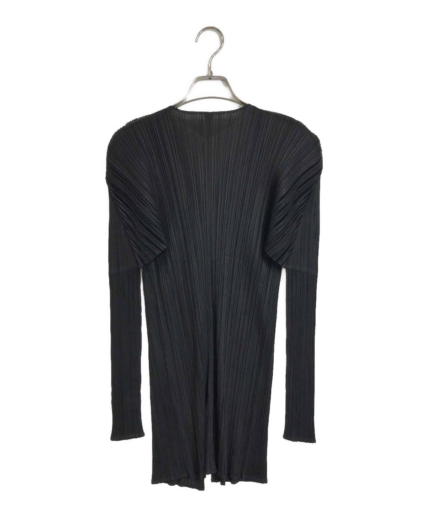 PLEATS PLEASE BASICSカーディガンブラックサイズ3 【公式通販】