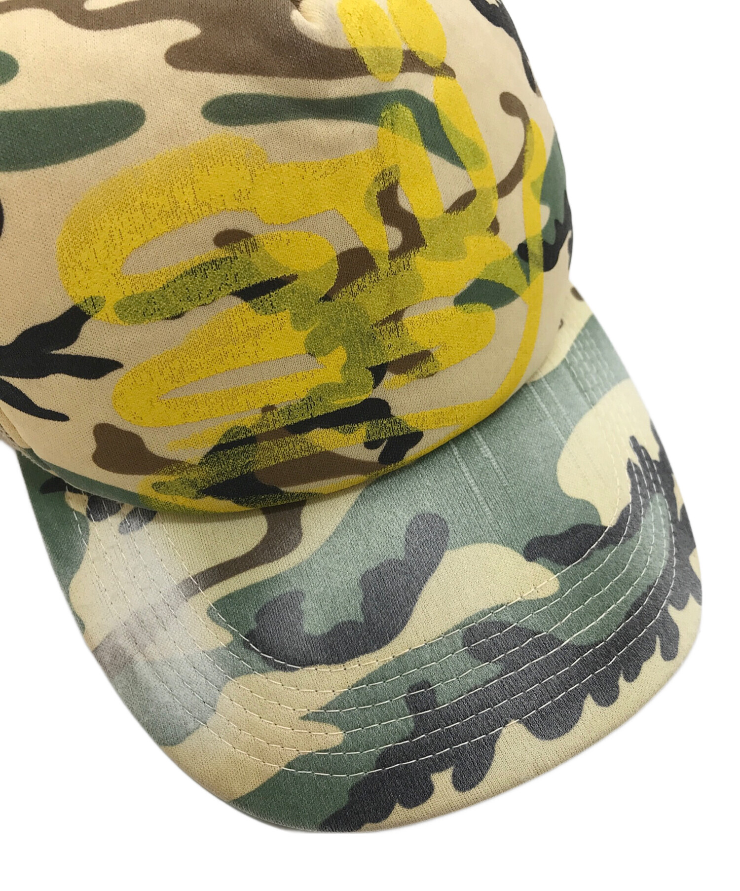 Stussy 迷彩 90s stussyオールドステューシー メッシュキャップ 【公式