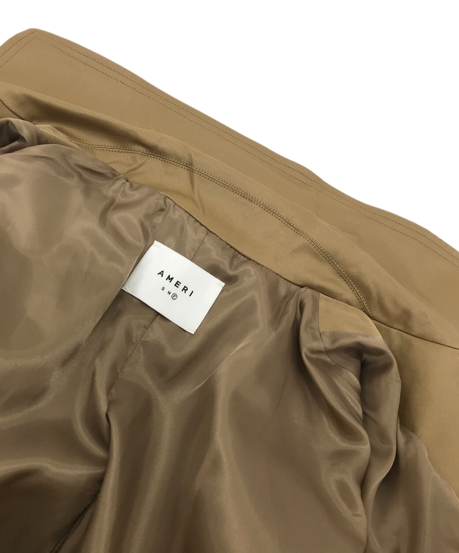 中古・古着通販】Ameri (アメリ) Balloon sleeve pleats trench