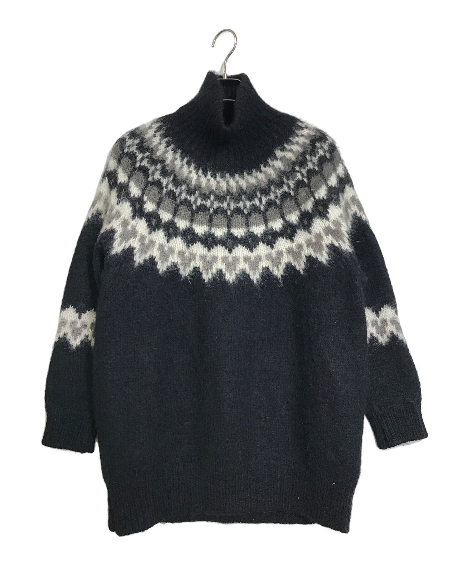 中古・古着通販】BATONER (バトナ―) モヘアノルディックタートルネック