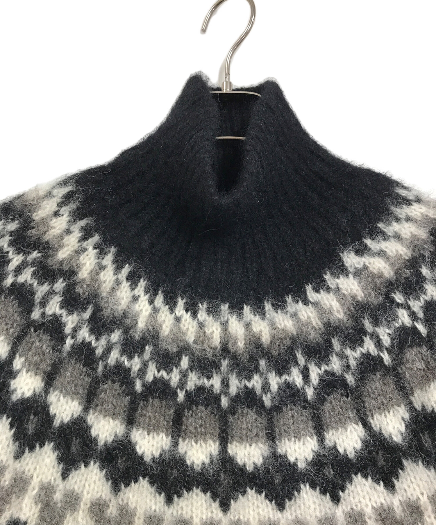 中古・古着通販】BATONER (バトナ―) モヘアノルディックタートルネック