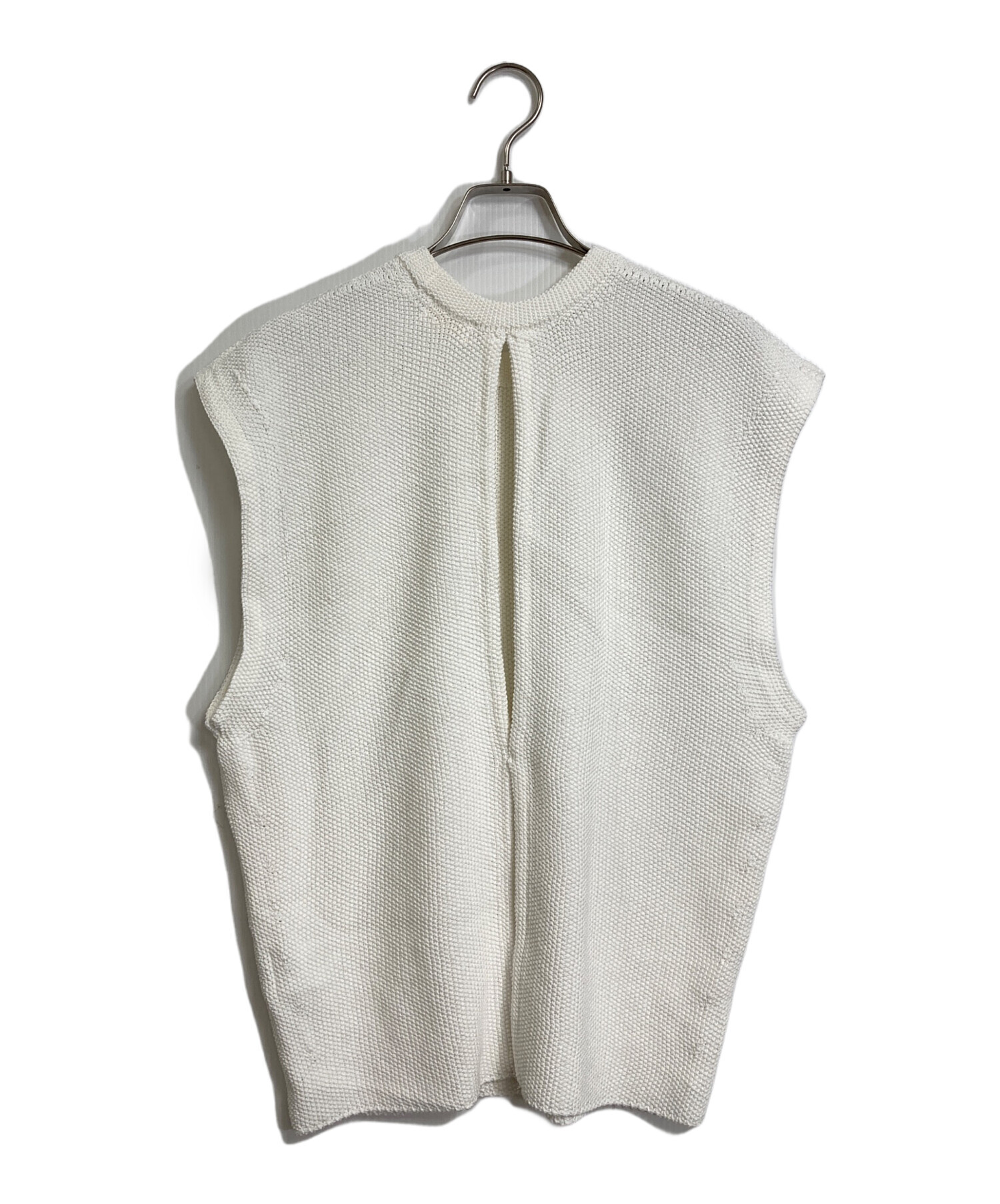 Ballsey ホワイト ノースリーブ ベスト