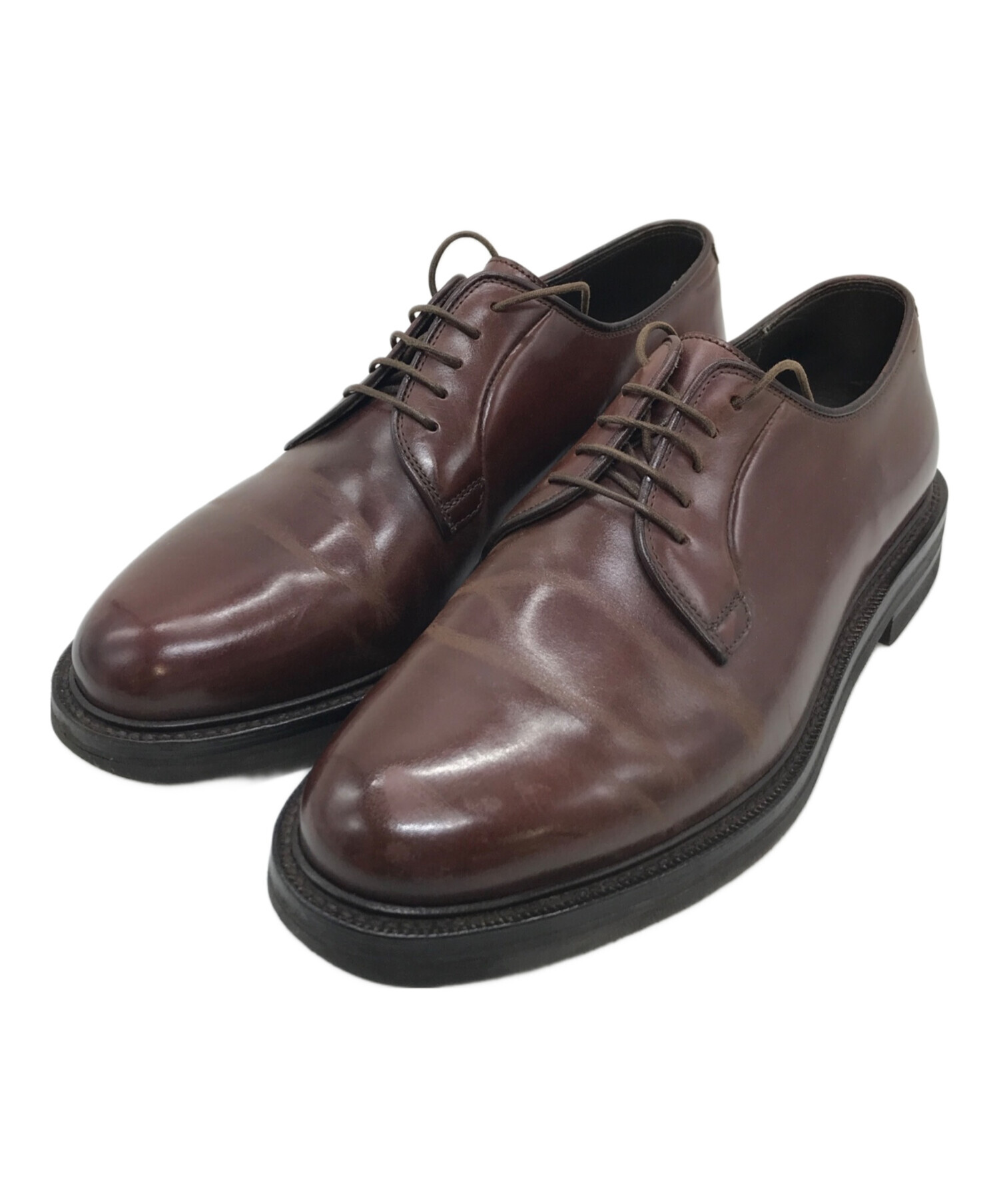 BRUNELLO CUCINELLI プレーントゥレザーダービーシューズ BRUNELLO CUCINELLI プレーントゥレザーダービーシューズ