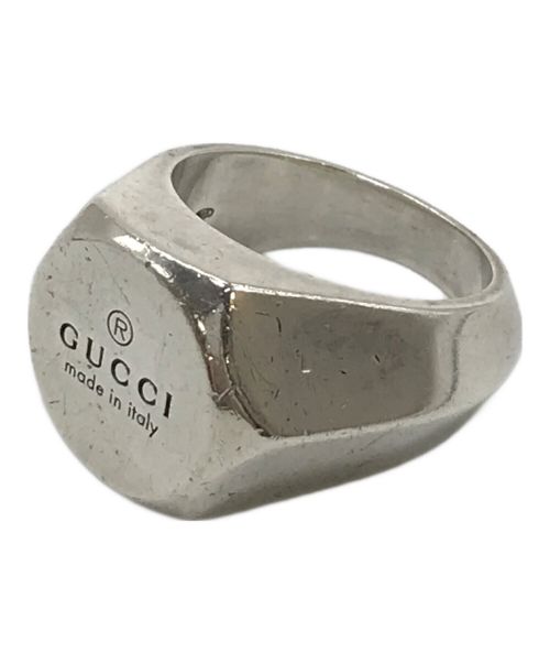 中古・古着通販】GUCCI (グッチ) 6角シルバーリング トレードマーク