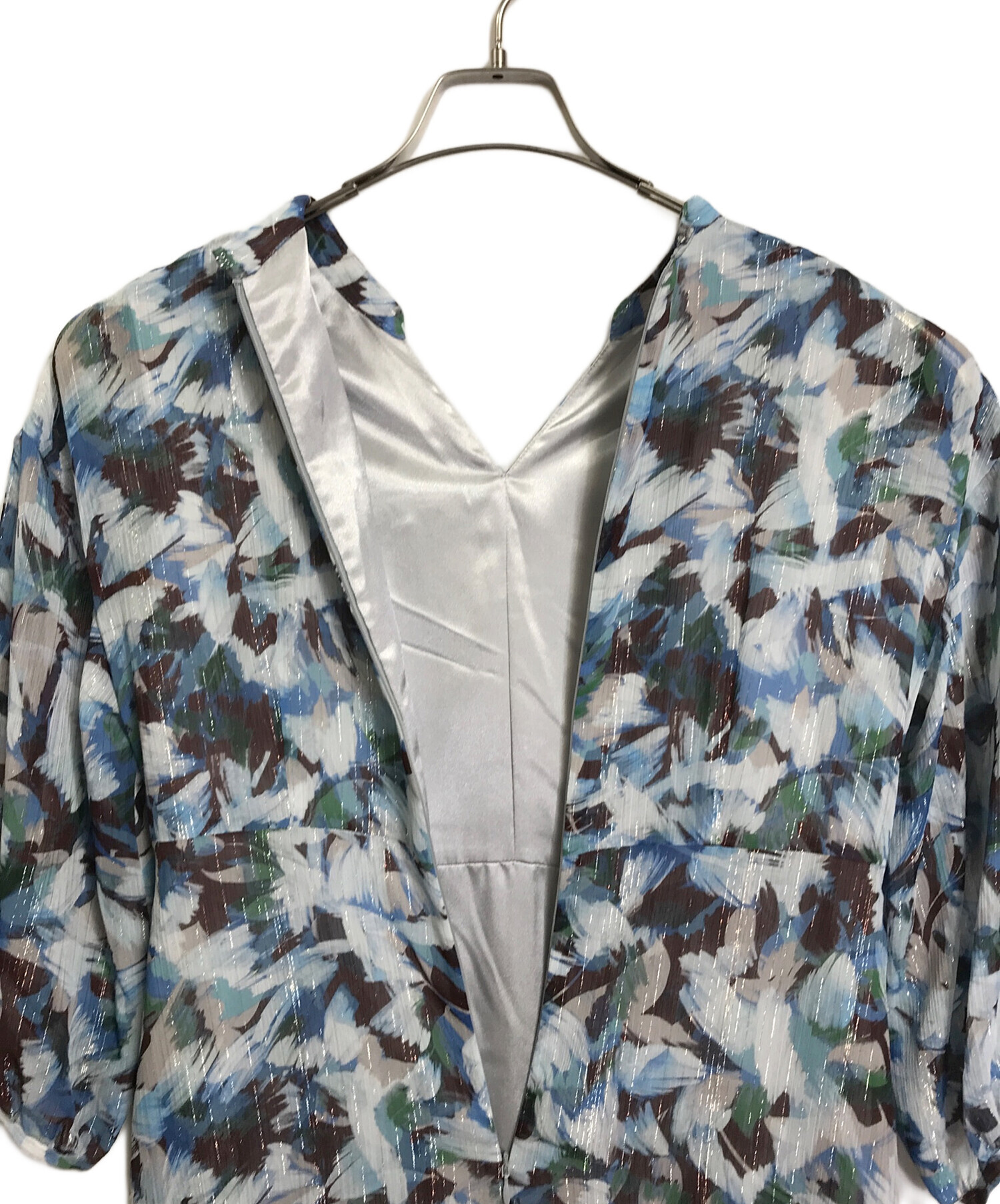 中古・古着通販】UNTITLED (アンタイトル) リーフプリント シフォン