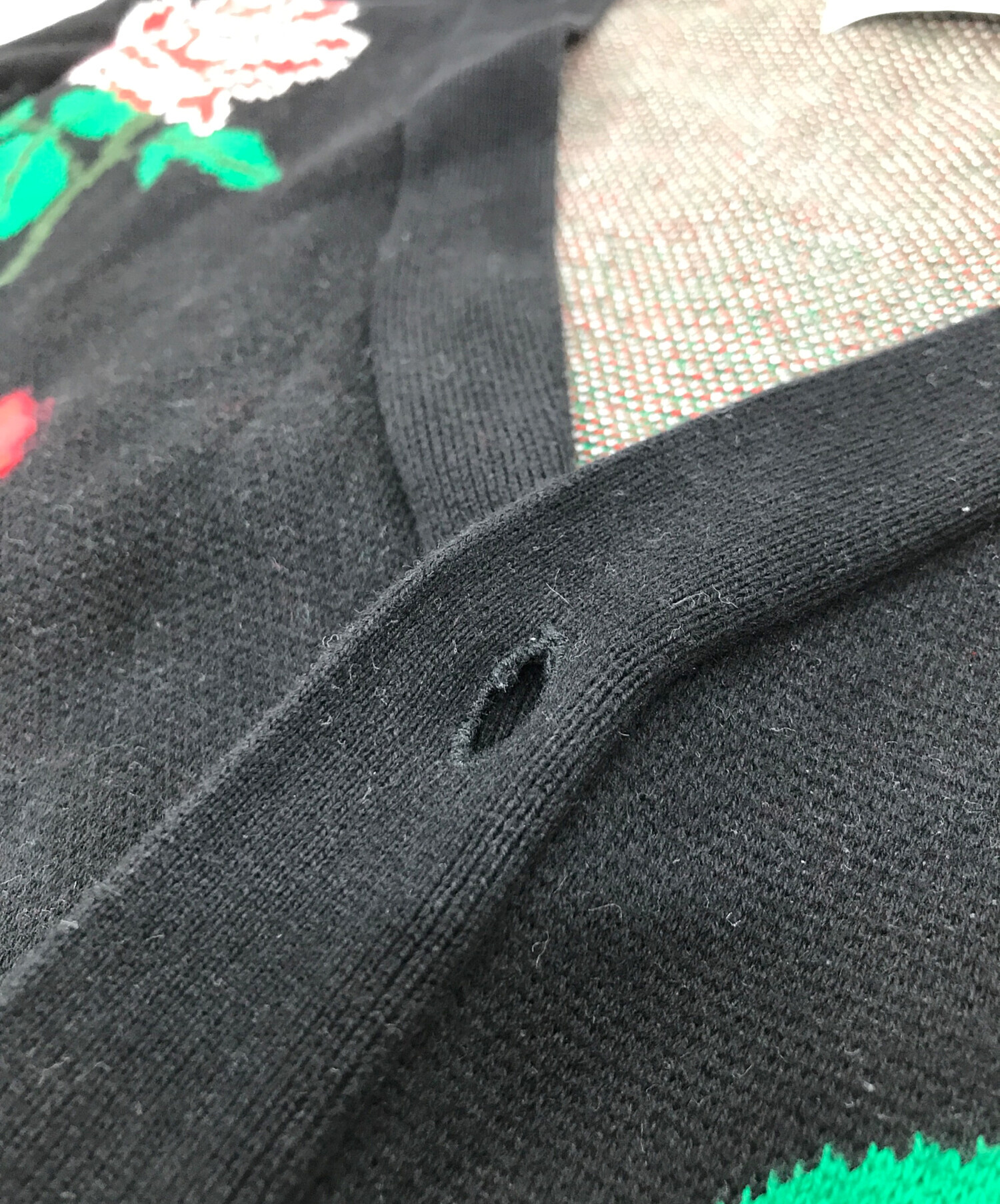 ［TTT MSW ］ローズ ジャガード ニット カーディガン TTT MSW Rose Jacquard Knit Cardigan