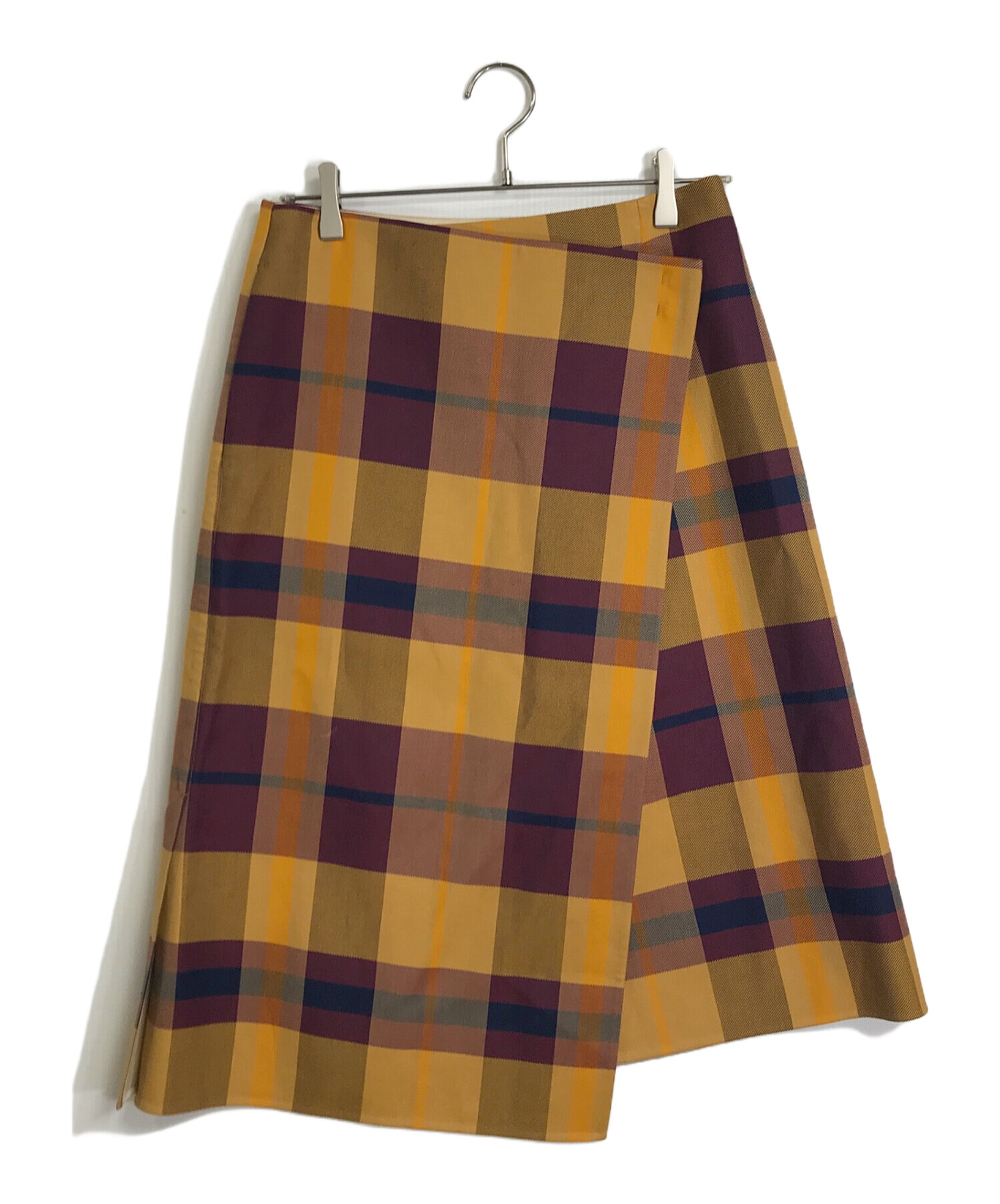 中古・古着通販】Drawer (ドゥロワー) ウール混チェックダブルフェイス