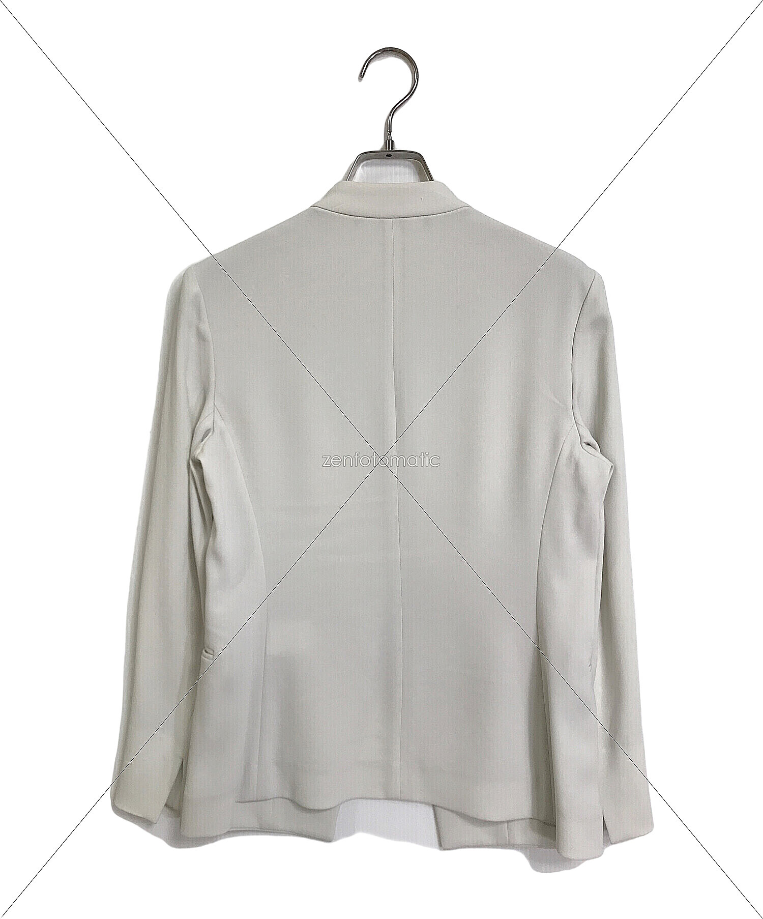 極美品　セオリーリュクス ノーカラージャケット DONNA.A LIFT 濃紺 美品 日本製 セオリーリュクス LIFT DONNA.A ノーカラージャケット