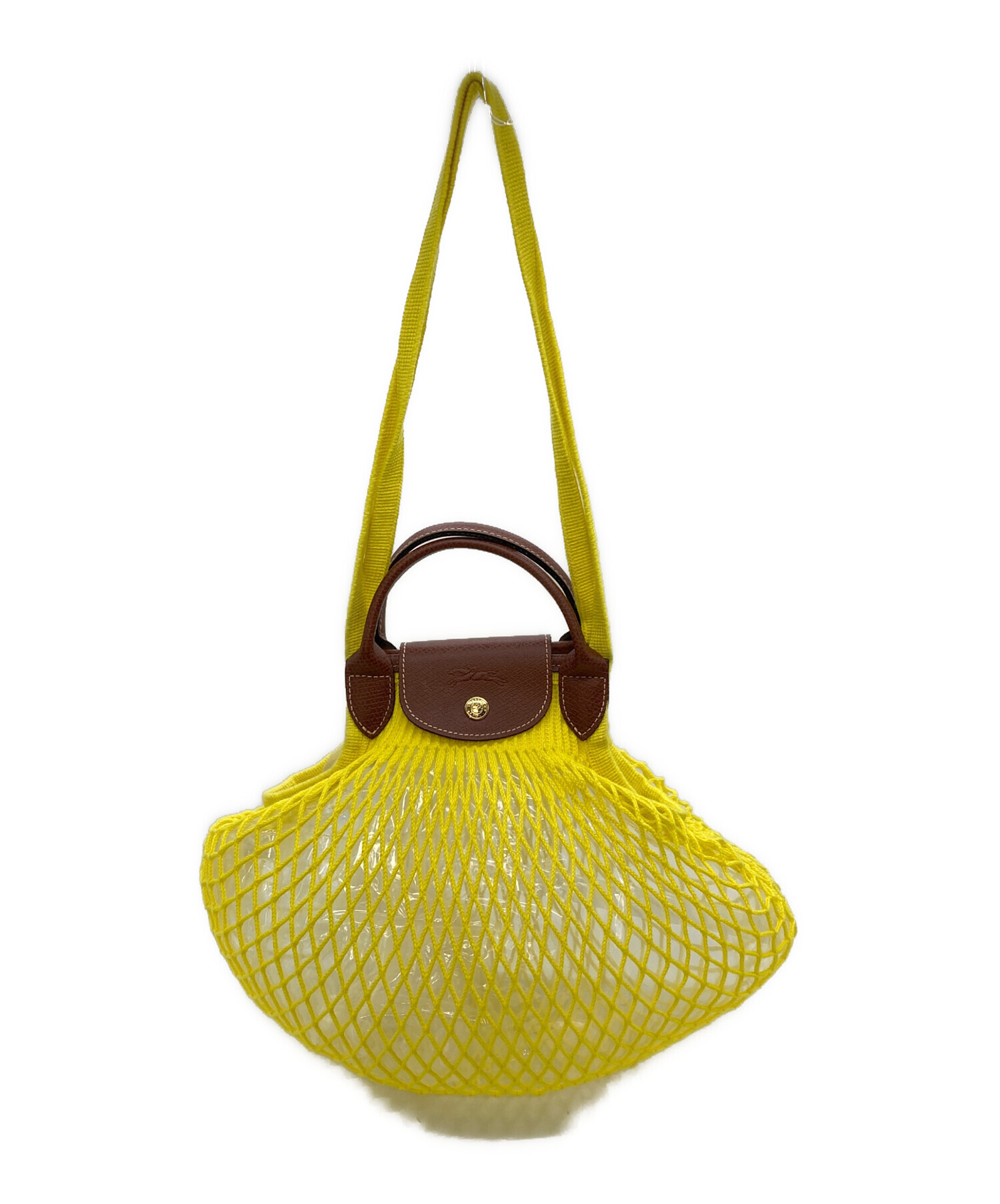 中古・古着通販】LONGCHAMP (ロンシャン) Filet Knit Bag 網みバッグ 