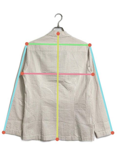 中古・古着通販】LARDINI (ラルディーニ) シアサッカーストライプ